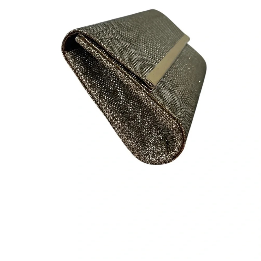 bareMinerals Gold Clutch with Metallic Finish Evening Bag - BRAND NEW